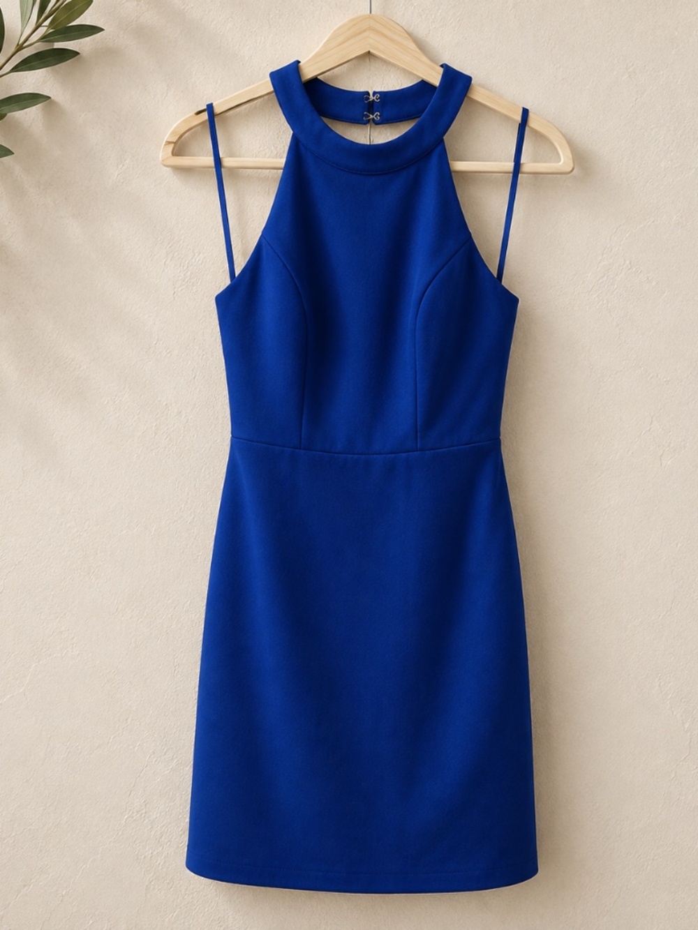 NWT Chic Royal Blue Sleeveless Mini Dress